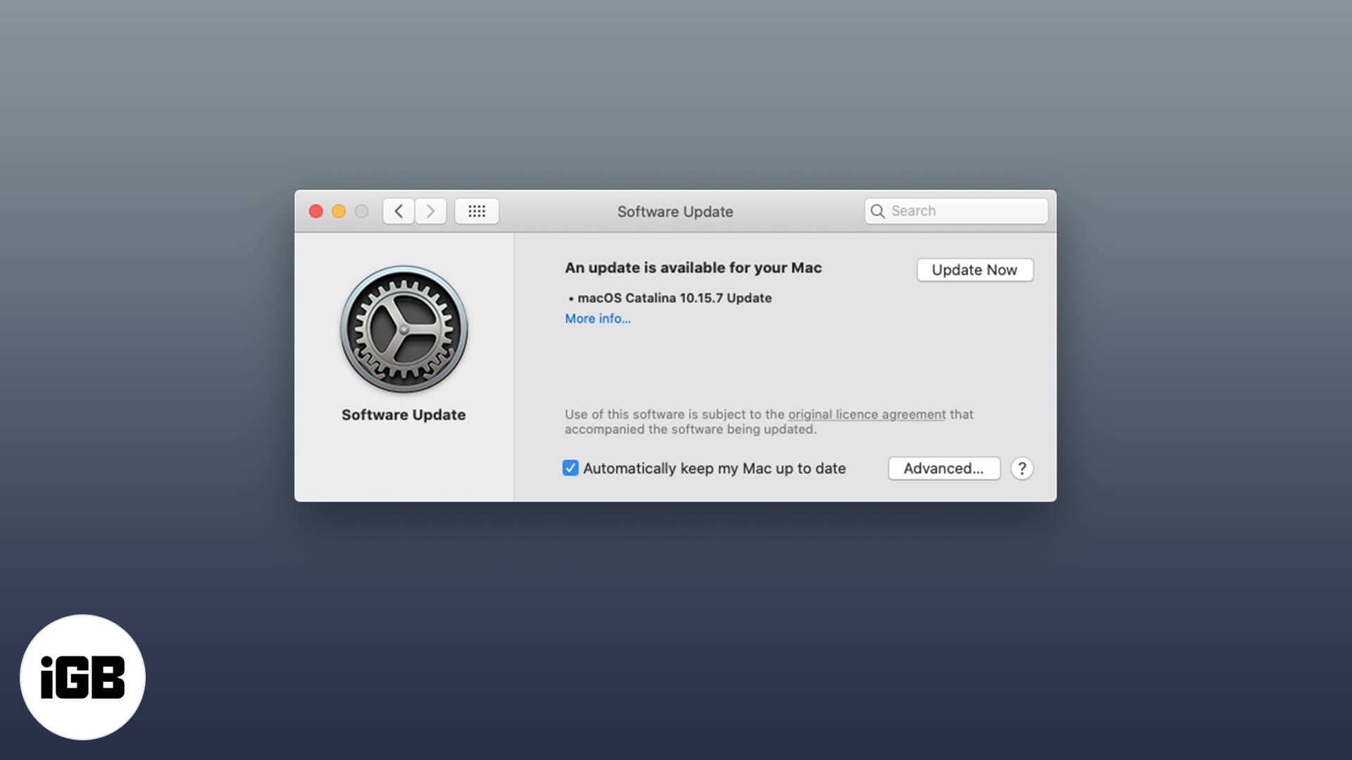software updates for mac